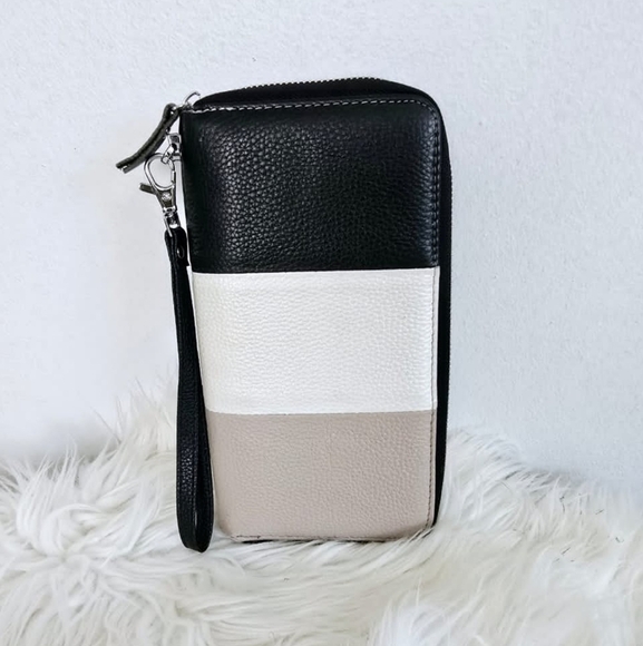 Large Capacity Multi Card Holder Stylish Wristlet Wallet Purse 🌴 - Picture 1 of 7
